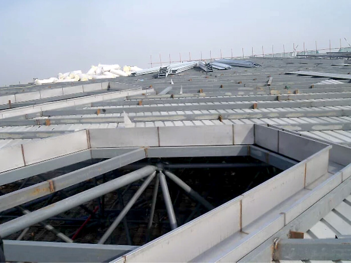 义马安吉县体育馆网架